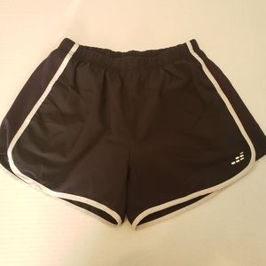 Black athletic shorts